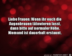 fun-Bild: Augenbrauen tätowieren lassen