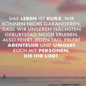 herz-Bild: Das Leben ist kurz