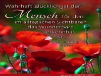 Wahrhaft gl�cklich ist der Mensch