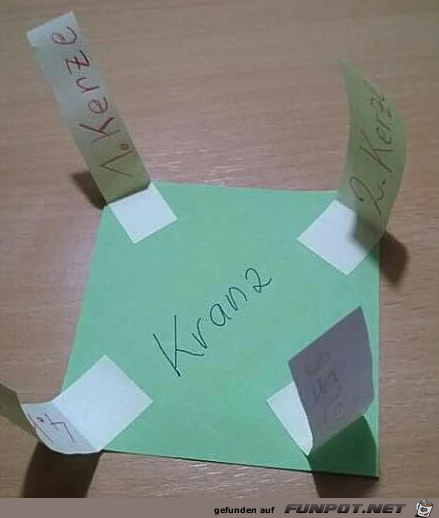 Klasse Adventskranz Klasse Adventskranz