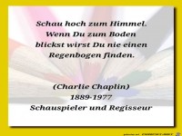 schau hoch zum Himmel