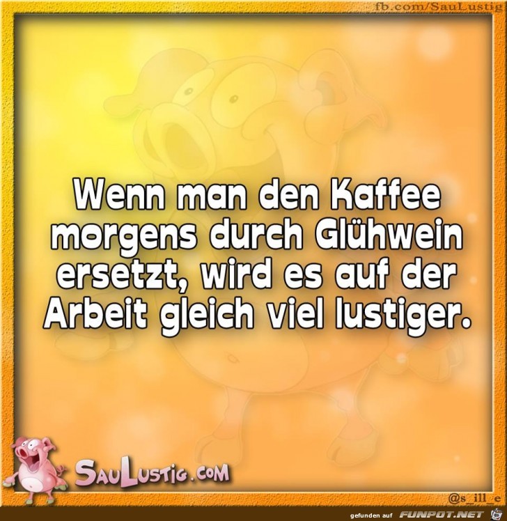 Kaffee durch Glühwein Kaffee durch Glühwein
