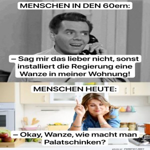 fun-Bild: Technologie und Paranoia im Wandel der Zeit