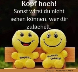 herz-Bild: Kopf hoch...