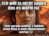 Es ist warm