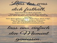 Lass los was dich festh�lt