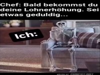 Geduld bei der Gehaltserh�hung