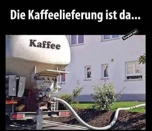 fun-Bild: Die Kaffeelieferung ist da