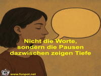 Nicht die Worte, sondern die Pausen dazwischen zeigen Tiefe