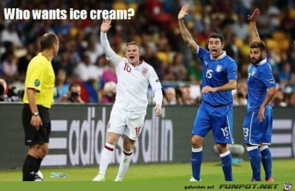Wer will Eiscreme? Wer will Eiscreme?