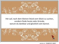 H�r auf zu suchen
