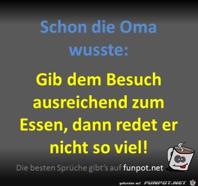 Die-Oma-wusste-es.jpg von Fossy