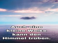 Auch eine kleine Wolke