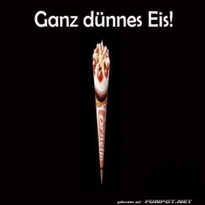 fun-Bild: Witziges Bild mit Eistüte