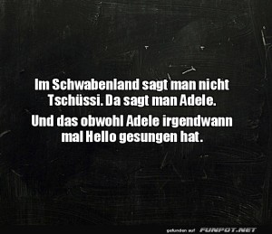 fun-Bild: Schwäbischer Abschied mit Adele