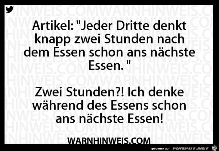 Warten auf das Essen Warten auf das Essen