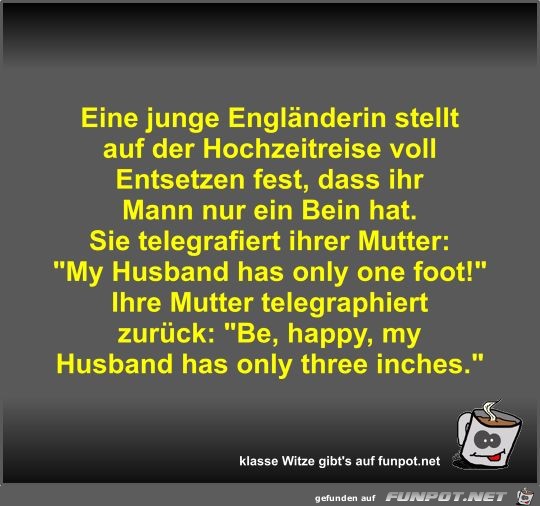 Eine junge Engländerin stellt auf der Hochzeitreise voll... Eine junge Engländerin stellt auf der Hochzeitreise voll...