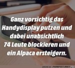 Handydisplay-putzen.jpg auf www.funpot.net