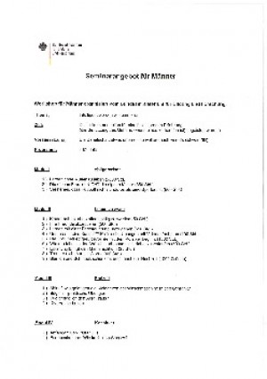 ein Seminar fr Mnner