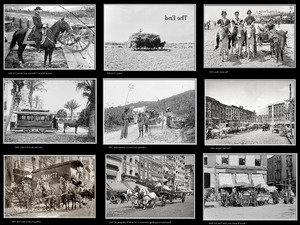 klicke hier, um die Datei herunterzuladen Bilder von Pferden und Mulis von damals