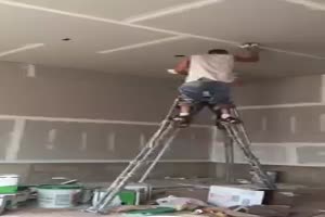 ohne Leiter die Decke anstreichen