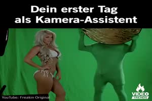 Erster Tag als Kameraassistent