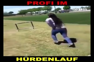 Profi im Hrdenlauf