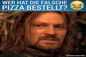 Wer hat die Pizza bestellt