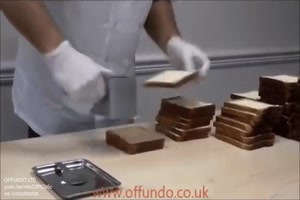 So buttert man Toast