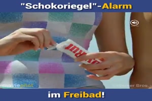 Schokoriegel-Alarm im Freibad