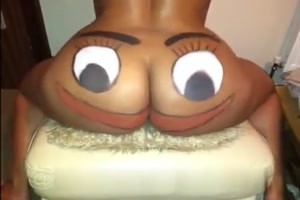 ein sportlicher lustiger Popo
