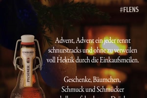 Die Flensbrauerei wünscht frohe Weihnachten