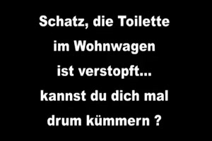 Toilette ist verstopft