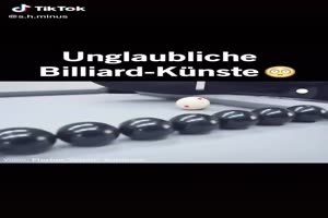 Unglaubliche Billiard-K�nste