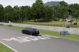 Driften mit der Stretch-Limo