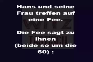 Hans und seine Frau treffen auf eine Fee