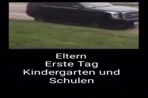 Erster Tag wieder Schule und Kindergarten