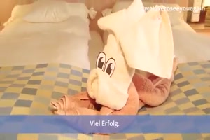 Handtuch falten