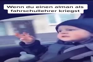 Wenn du einen Alman als Fahrschullehrer kriegst