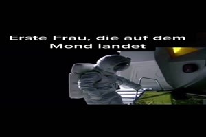 erste Frau, die auf dem Mond landet