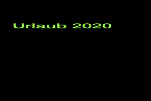 Urlaub 2020