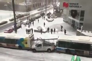 Kanadische Winter sind anders