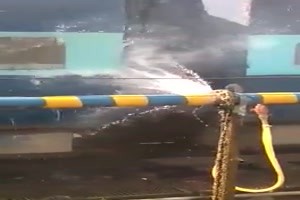 Ungewollte Dusche abgekommen