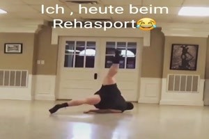 ich hab heute Reha Sport