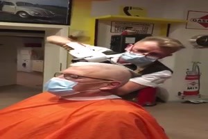 Besonderer Haarschnitt