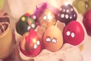 Frhliche Ostereiersuche