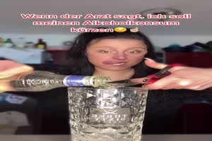 Arzt sagt , sie soll Alkoholkonsum k�rzen