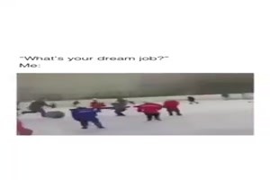 das waere mein Traumjob