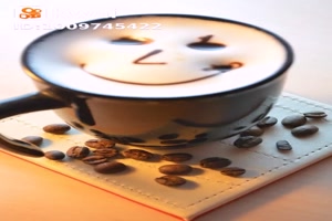 Freundliche Kaffee-Gesichter