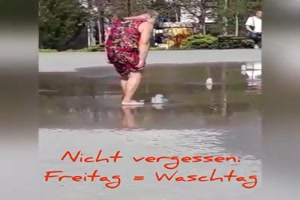 Freitag ist Waschtag